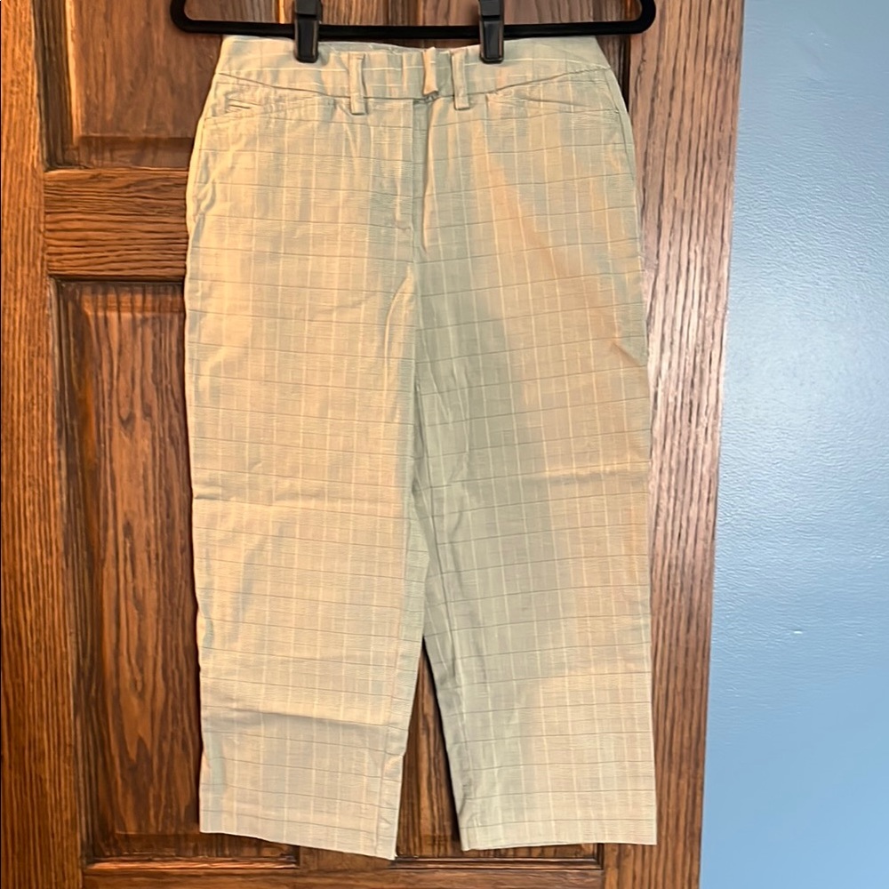 Woman’s  Beige Checkered Pants